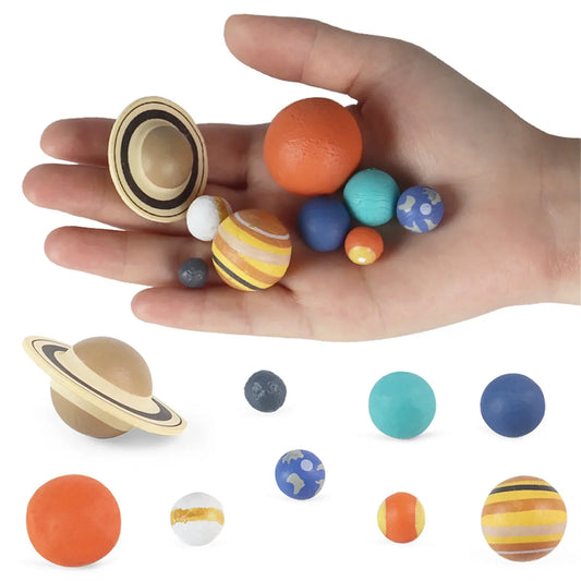 Nine Planets Solar System Model